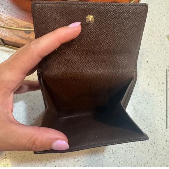 Authentic Louis Vuitton Vintage Damier Ebene Wallet - Picture 5 of 5